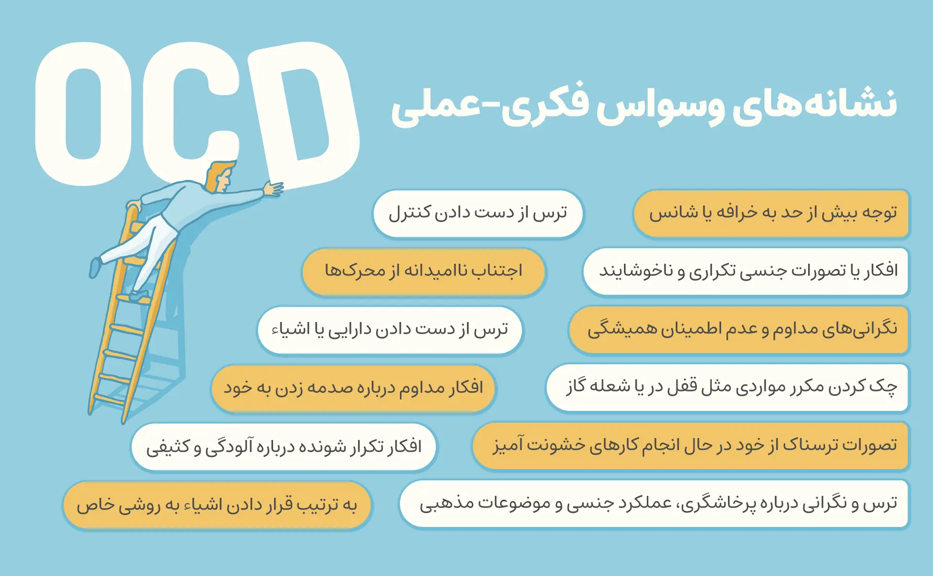 نشانه های وسواس