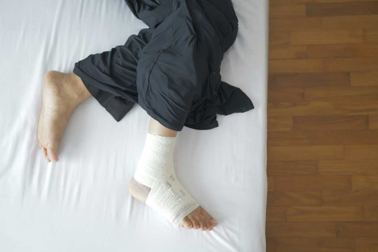 پانسمان زخم پای دیابتی